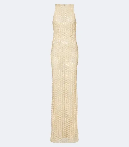 Embellished mesh gown - The New Arrivals Ilkyaz Ozel - Modalova