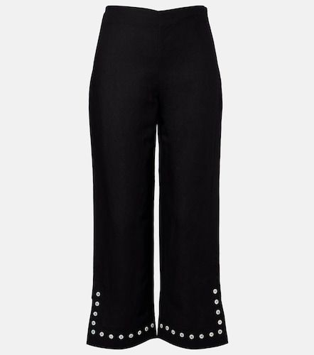 Pantaloni flared Piha in misto lino - Staud - Modalova
