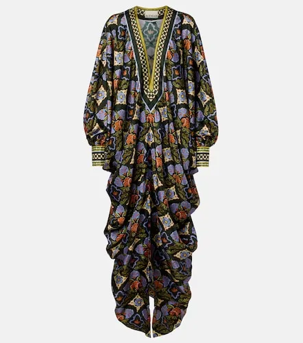 Alemais Cece floral silk kaftan - Alemais - Modalova