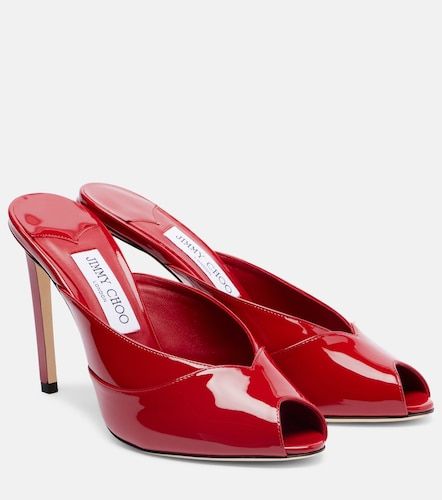 Mules Brigitte 100 de charol - Jimmy Choo - Modalova