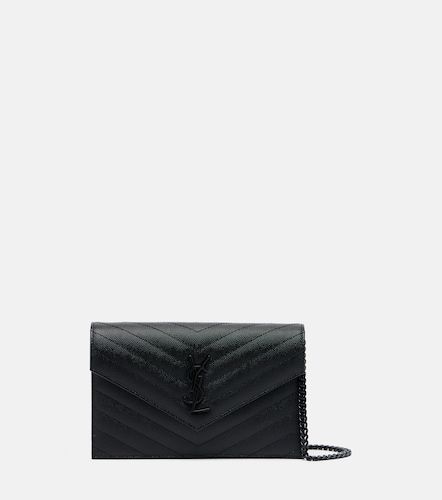 Cartera con cadena Cassandre Envelope Small de piel - Saint Laurent - Modalova