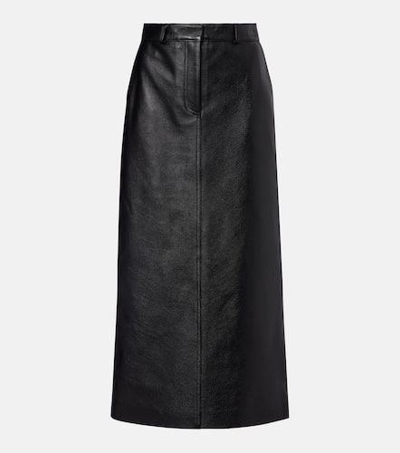 Toteme Leather midi skirt - Toteme - Modalova