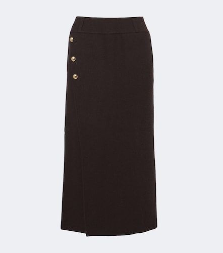 Gonna lunga in lana e cashmere - Jardin des Orangers - Modalova