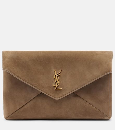 Saint Laurent Cassandre suede pouch - Saint Laurent - Modalova