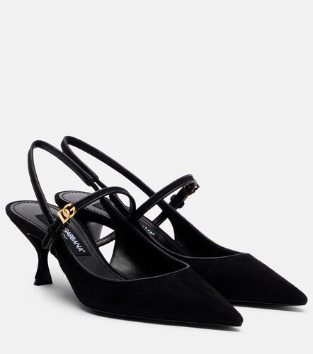 Dolce&Gabbana Suede slingback pumps - Dolce&Gabbana - Modalova