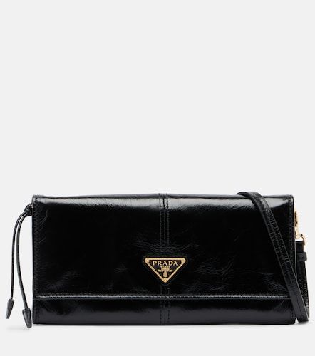 Pouch de piel con logo y correa - Prada - Modalova