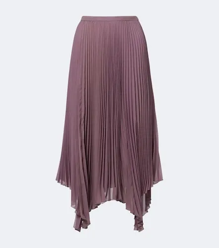 Gonna midi in georgette plissé - Valentino Garavani - Modalova
