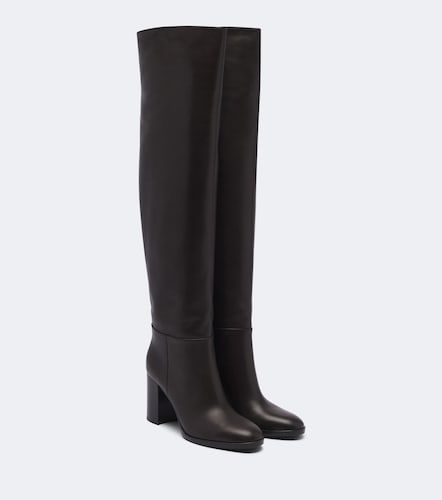 Botas mosqueteras de piel - Gianvito Rossi - Modalova