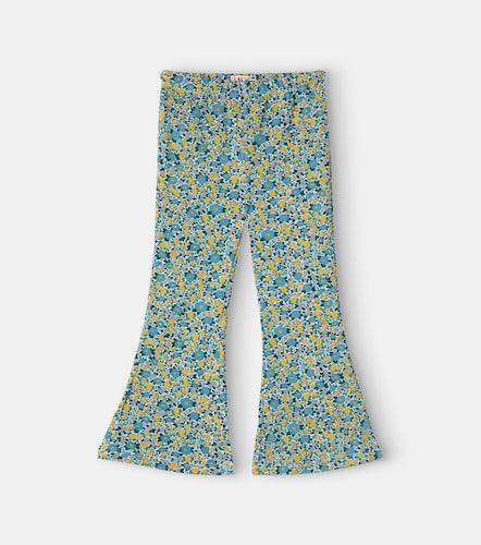 Pantalones flared en mezcla de algodón florales - Tinycottons - Modalova