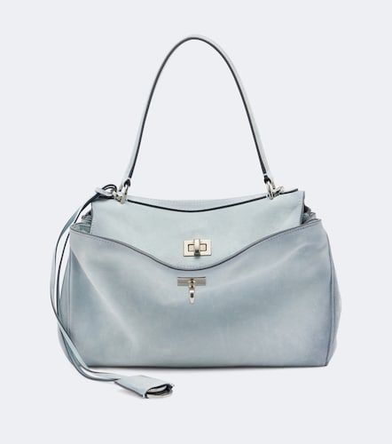Borsa a spalla Rodeo Medium in suede - Balenciaga - Modalova