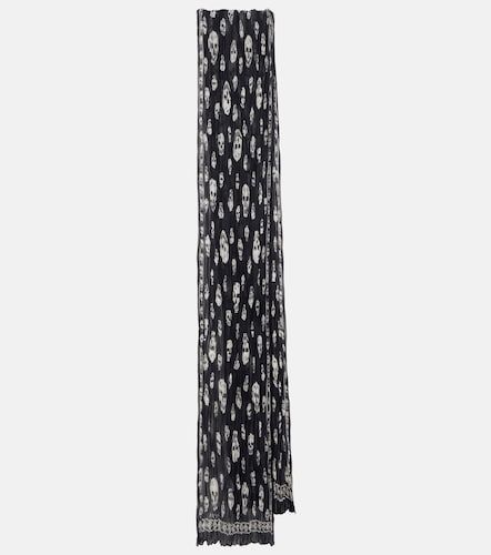 McQueen Schal Skull aus Seide - McQueen - Modalova