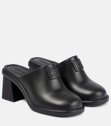 Miu Miu Logo rubber clogs - Miu Miu - Modalova