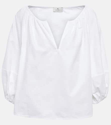Etro Puff-sleeve cotton blouse - Etro - Modalova