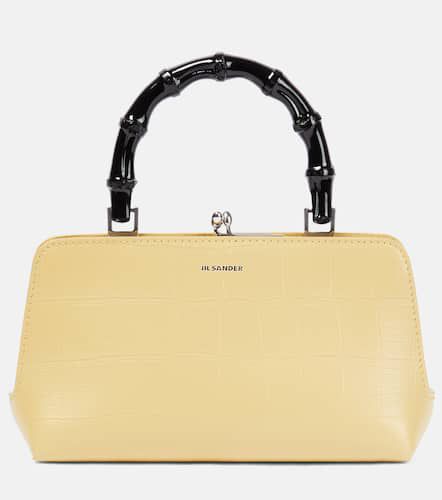 Mini croc-embossed leather crossbody bag - Jil Sander - Modalova