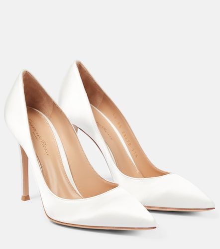 Pumps Gianvito 105 in seta - Gianvito Rossi - Modalova