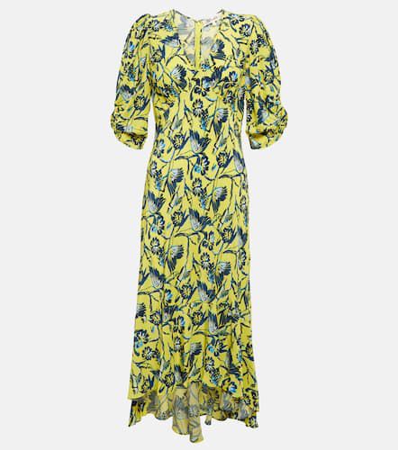 Vestido midi de crepé estampado - Diane von Furstenberg - Modalova