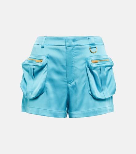 Blumarine Low-rise satin shorts - Blumarine - Modalova