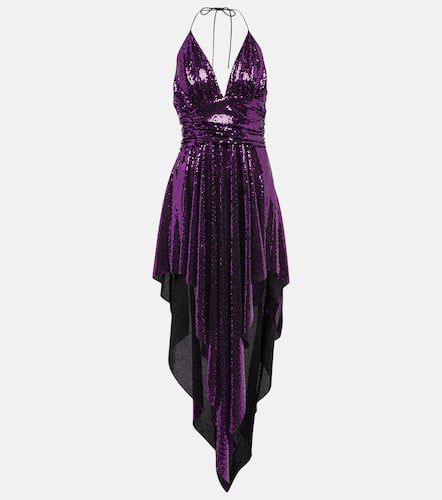 Embellished asymmetrical midi dress - Alexandre Vauthier - Modalova
