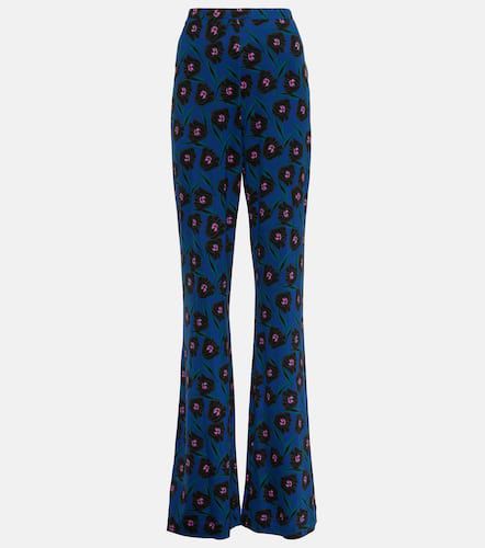 Brooklyn floral high-rise flared pants - Diane von Furstenberg - Modalova