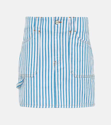 Ganni Striped denim mini skirt - Ganni - Modalova