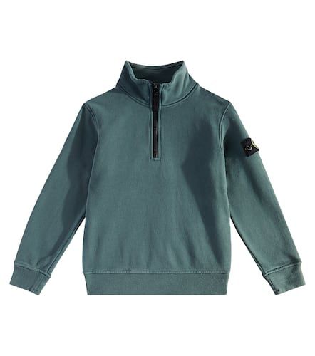 Compass cotton sweater - Stone Island Junior - Modalova