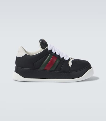 GG Screener canvas and leather sneakers - Gucci - Modalova