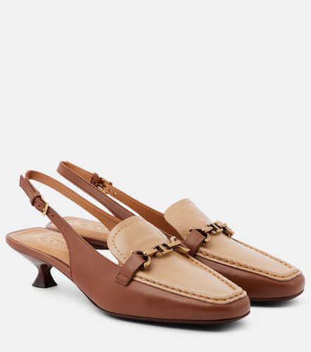 Tod's 35 leather slingback pumps - Tod's - Modalova