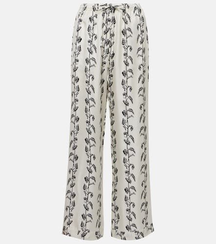 Aurelia silk twill palazzo pants - Asceno - Modalova