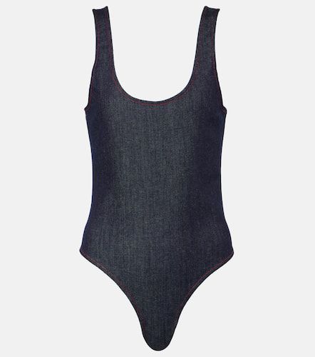 AlaÃ¯a Denim bodysuit - Alaia - Modalova