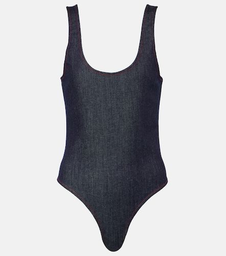 Alaia Denim bodysuit - Alaia - Modalova