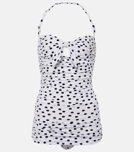 Polka-dot halterneck swimsuit - Dolce&Gabbana - Modalova