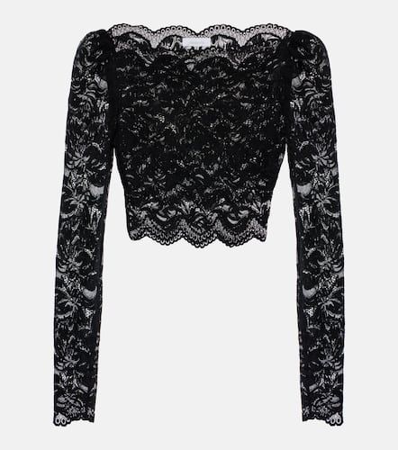 Rabanne Floral lace crop top - Rabanne - Modalova