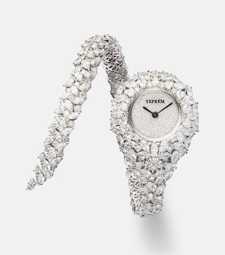 Orologio Y-Momento in oro bianco 18kt con diamanti - Yeprem - Modalova