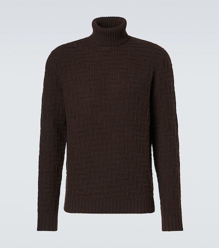 Pullover in lana e cashmere a collo alto - Prada - Modalova