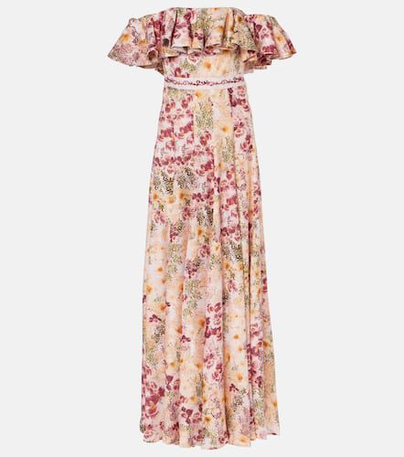 Floral off-shoulder maxi dress - Agua by Agua Bendita - Modalova