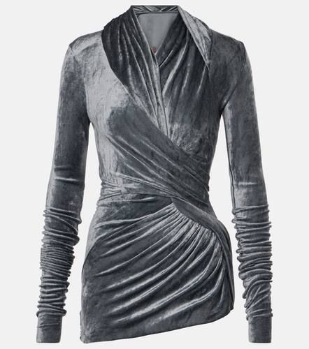 Top Magnetic de terciopelo cruzado - Rick Owens - Modalova