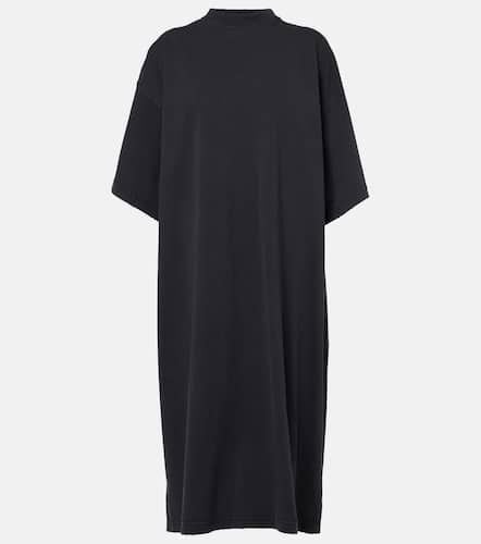 Logo cotton jersey midi dress - Balenciaga - Modalova