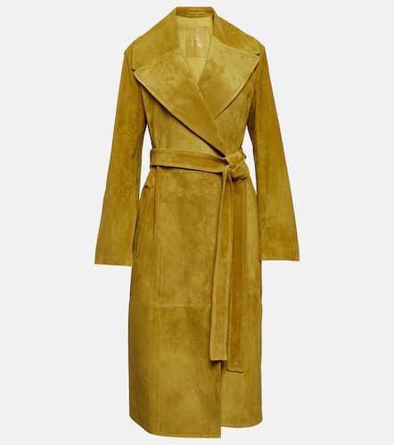 Burberry Suede wrap coat - Burberry - Modalova