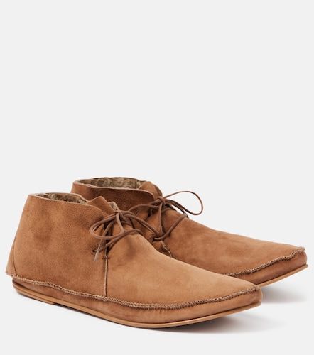 Mocassini Tyler in suede e shearling - The Row - Modalova
