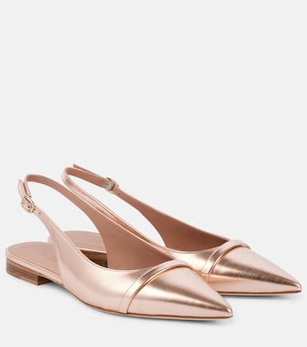 Jama metallic leather slingback ballet flats - Malone Souliers - Modalova