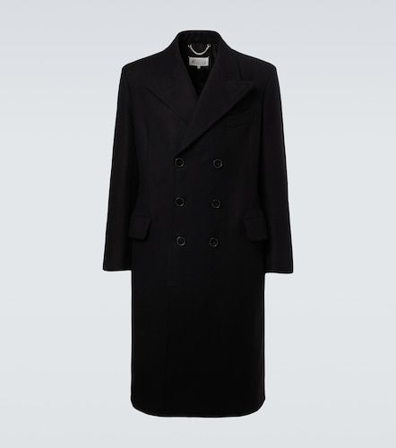 Double-breasted virgin wool coat - Maison Margiela - Modalova