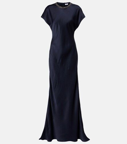 Abito lungo con monili - Brunello Cucinelli - Modalova