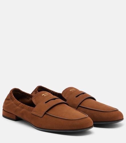 Prada Leather penny loafers - Prada - Modalova