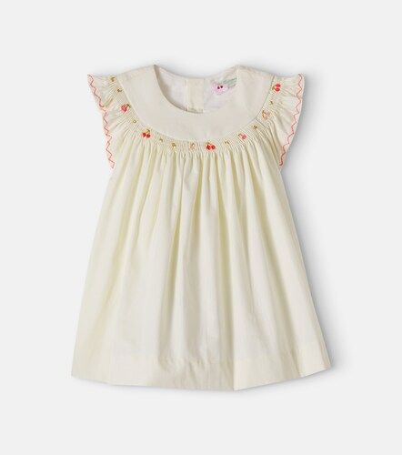Bebé - vestido Amantine de algodón fruncido - Bonpoint - Modalova