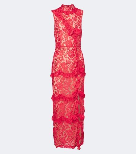 Vestido de cóctel de encaje con lazo - Alessandra Rich - Modalova