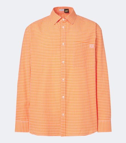 Loewe Checked cotton-blend shirt - Loewe - Modalova