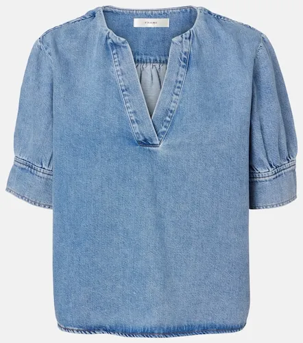 Frame Top aus Denim - Frame - Modalova