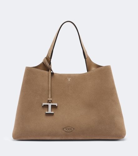 Tod's Shopper Apa Medium in suede - Tod's - Modalova