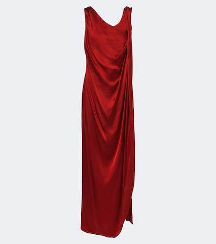 Abito lungo in satin - Maison Margiela - Modalova