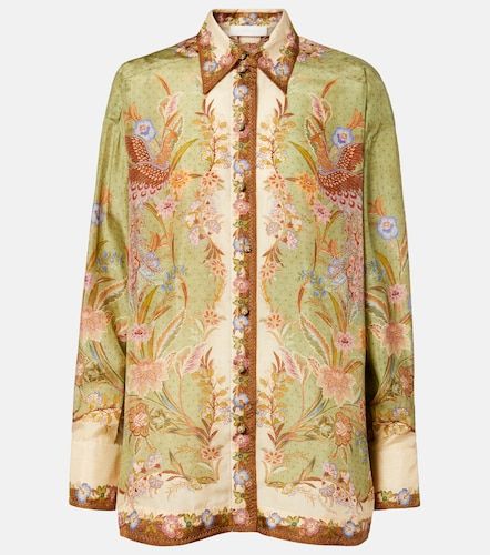 Camisa Indra de seda estampada - Zimmermann - Modalova